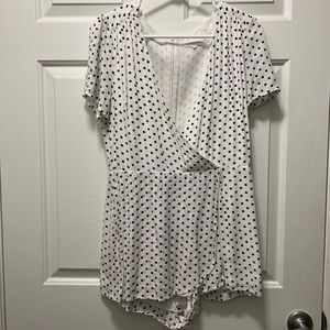 Polka dot romper
